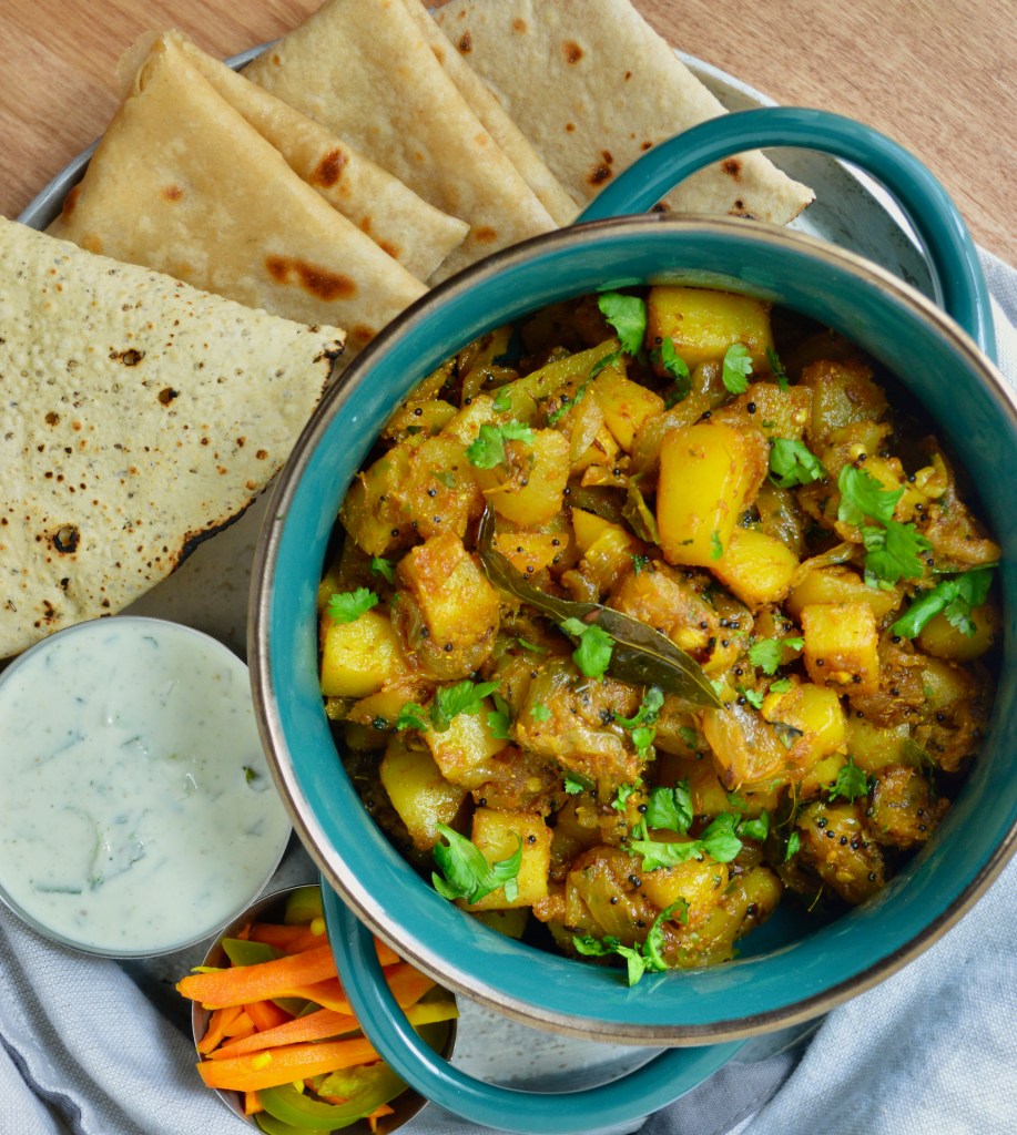 Onion Potato Curry - My Vegetarian Roots