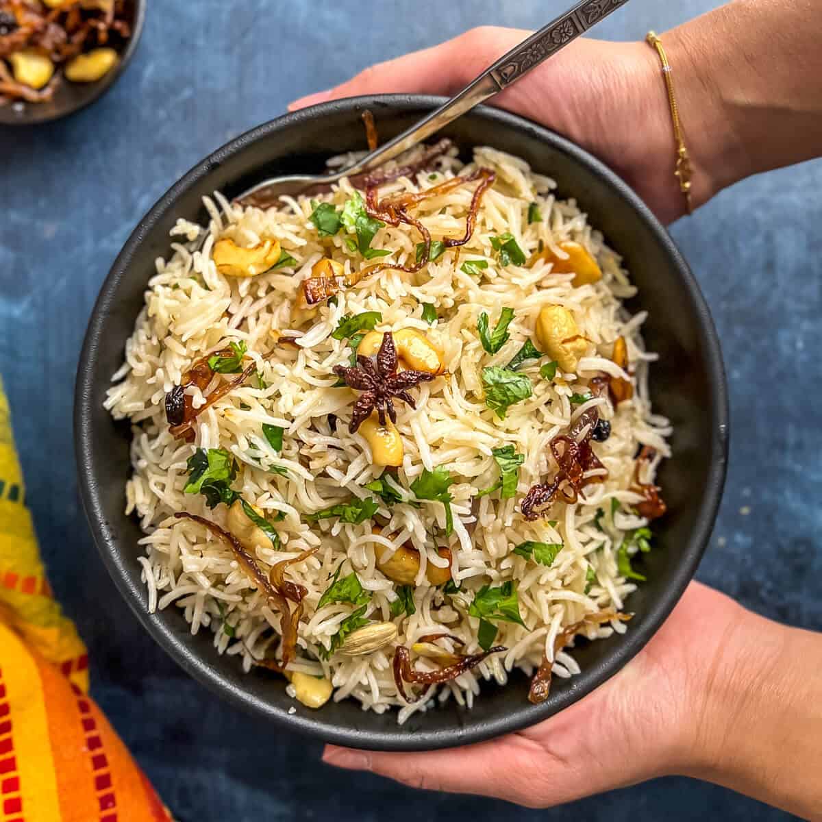 Ghee rice (Neyitha nuppu / Neyi Choru) - Simmer to Slimmer