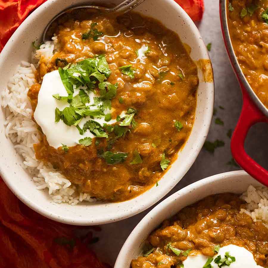 Lentil Curry - mega flavour lentil recipe! | RecipeTin Eats