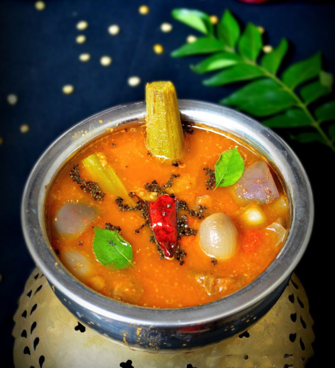 Mukkala Pulusu Recipe-Mixed Vegetable Sambar by Archana's Kitchen