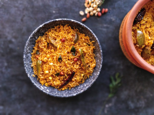 Vangi Bath Recipe | How tomake vangi bhath at home | Dine Delicious