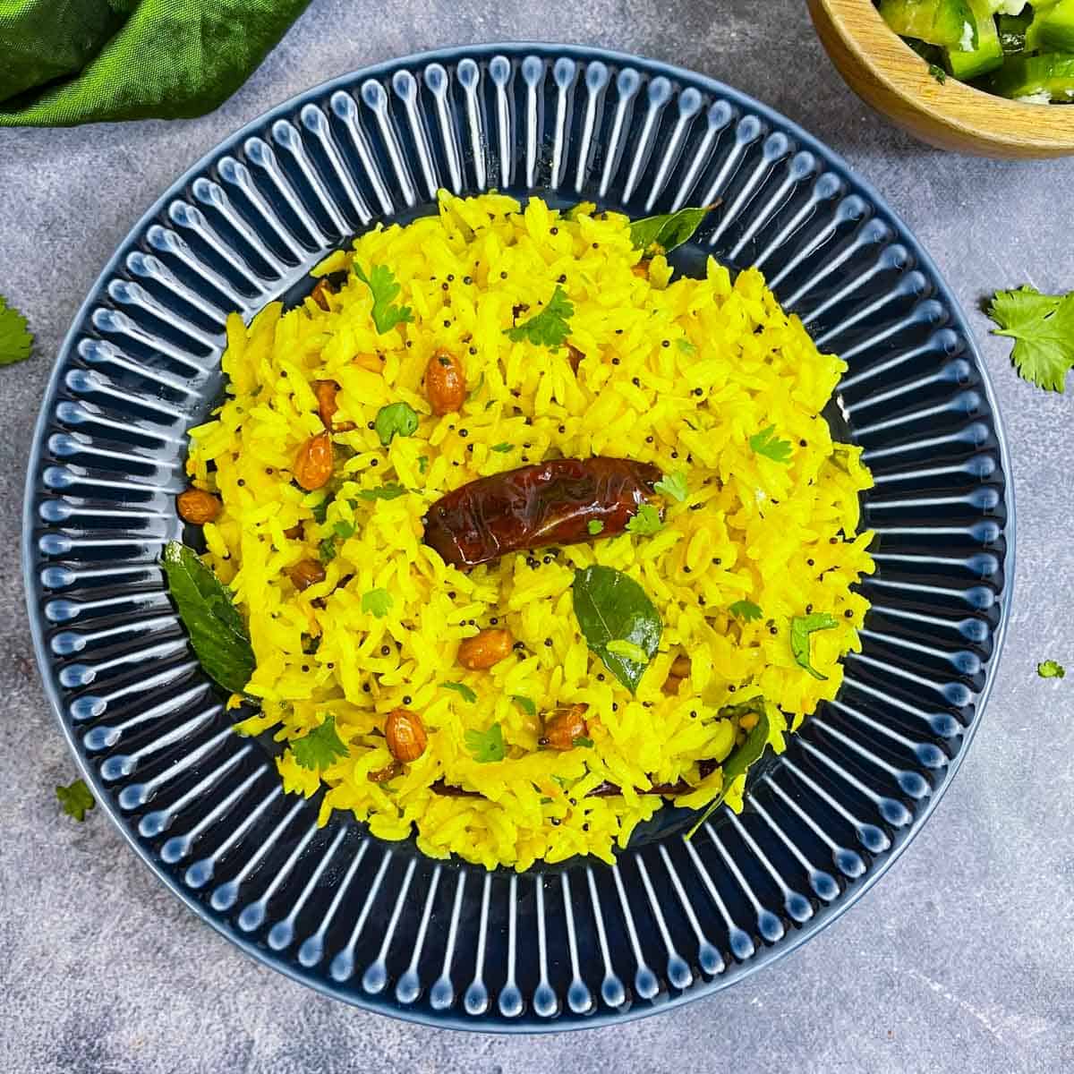 Raw Mango Rice | Mavinakayi Chitranna - Indian Veggie Delight