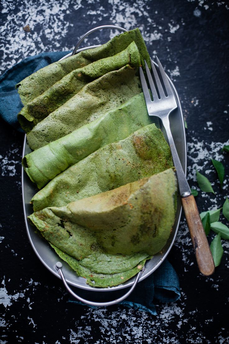 Palak Pesarattu | Spinach Mung Bean Crepe - Playful Cooking | Recipe |  Greens recipe, Greens recipe vegetarian, Cooking